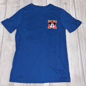Boys Disney Blue Mickey Graphic Tee Size Large